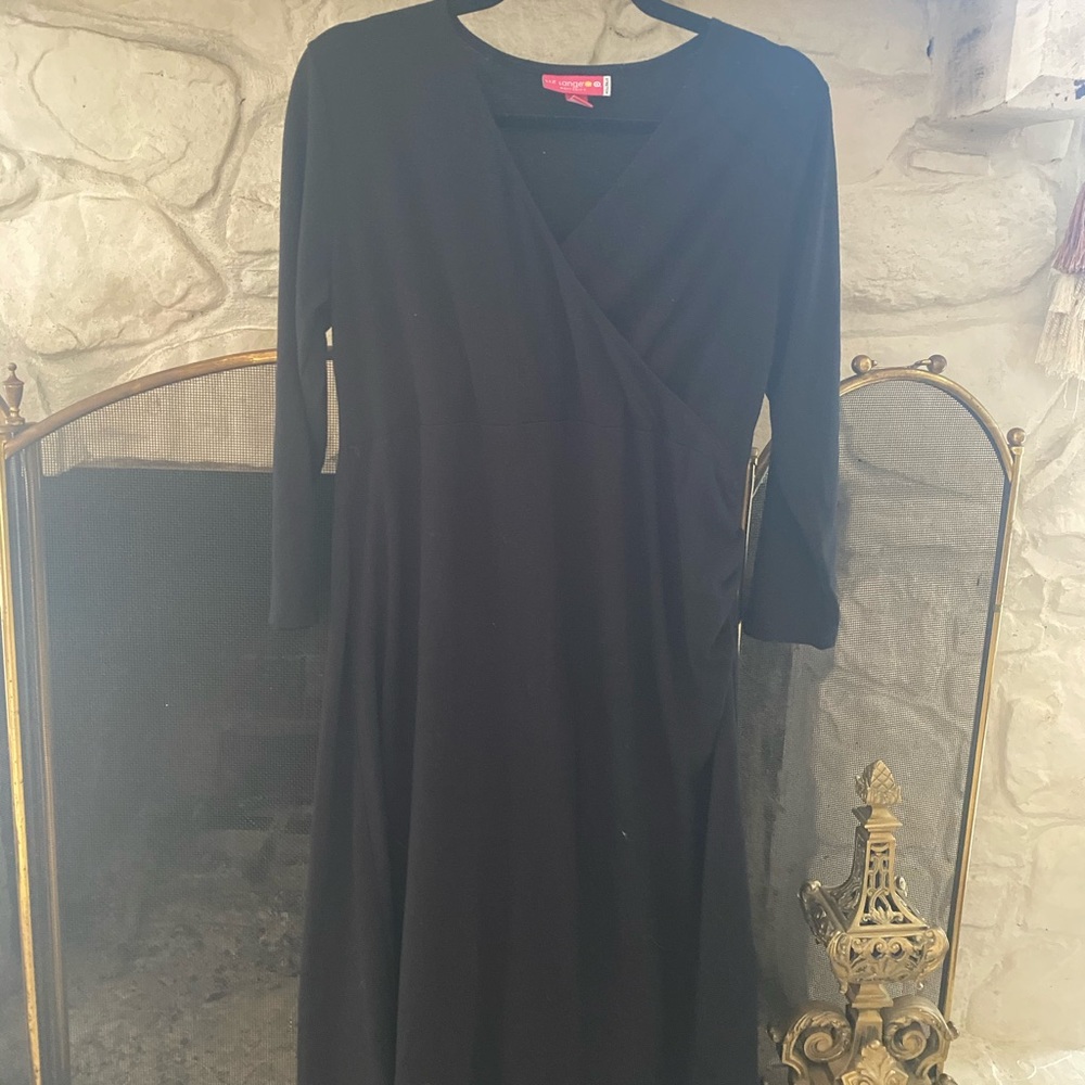 Black maternity dress